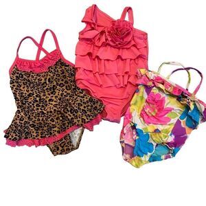 Swimsuit Bundle Koala Kids Children’s Place Set of Three One Piece Size 18-24 M